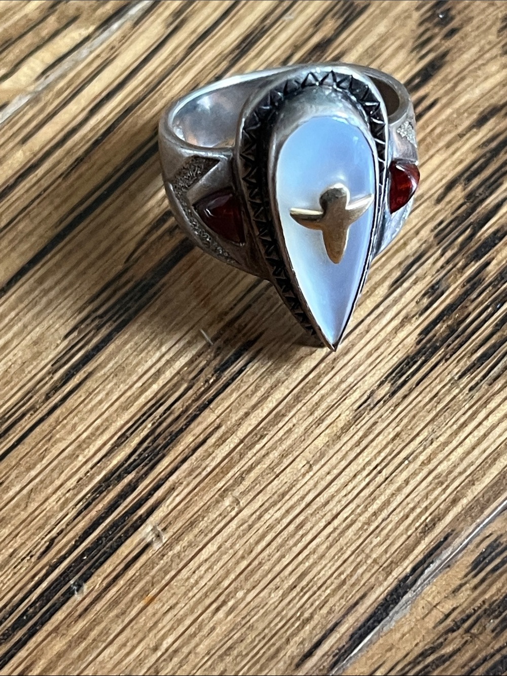 14K Gold And Sterling Silver Victoria Adams Ring SZ 8 Carolyn Pollack